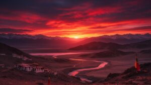 ladakh-red-sky-phenomenon